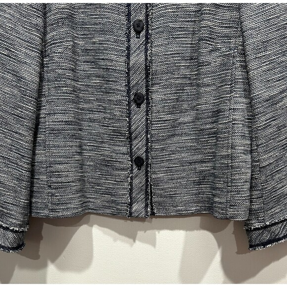 j. Jill Midnight Boucle Tweed Jacket, Large - Picture 5 of 13